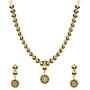 MUCH-MORE Indian Traditional Gold Tone Bridal Necklace Earrings Set Ethnic Wedding Party Fashion Jewelry for Women