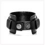 Nsitbbuery Hip Hop Wide Leather Cuff Bracelet