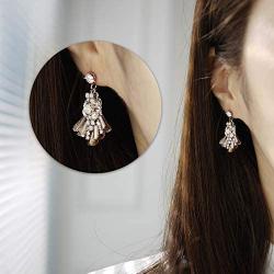 Drop Dangle Earring Crystal Earrings for Women - Women Girls Earring Elegant Designer Fashion Earrings Pretty jewelry