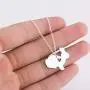 BELUCKIN Cute Heart Rabbit Necklace Natural Animal Bunny Pendant Necklace for Girls BELUCKIN Cute Heart Rabbit Necklace Natural Animal Bunny Pendant Necklace for Girls