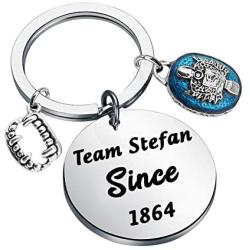 HOLLP The Originals Jewelry Salvatore Stefan Fans Gift Team Salvatore Stefan Since 1864 Keychain Gift for TV Fans