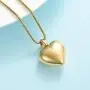 mingkejw Cremation Jewelry for Ashes Stainless Steel Love Heart Urn Pendant Locket Keepsake Memorial Necklace for Human Ashes Holder