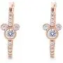 Disney Jewelry for Women Mickey or Minnie Mouse Sterling Silver Cubic Zirconia Hoop Earrings Disney Jewelry for Women Mickey or Minnie Mouse Sterling Silver Cubic Zirconia Hoop Earrings