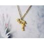 La Menagerie Flamingo Gold Origami Jewelry & Gold Geometric Necklace – 18 Karat Plated Gold Necklace & Flamingo Necklaces for Women – Flamingo Necklace for Girls & Origami Necklace