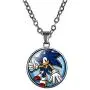 Hicus Blue Necklace Gifts Pendant Presents for Girls Boys Hicus Blue Necklace Gifts Pendant Presents for Girls Boys