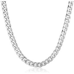 The Bike - Stainless Steel Curb Necklace - 22 Inches