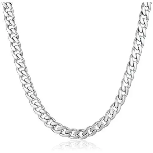 The Bike - Stainless Steel Curb Necklace - 22 Inches The Bike - Stainless Steel Curb Necklace - 22 Inches