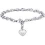 MEGIDESI Heart Necklace and Bracelet Set