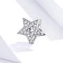 BAMOER 925 Sterling Silver Charms for Pandora Bracelets Cat Dog Bird Star Heart Birthday Cake Beads Charm Jewelry Gifts for Women