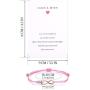 Thunaraz 5Pcs Friendship Bracelet Set with Message Card Make a Wish Adjustable Bracelet Star Heart Handmade Bracelet Simple Fashion Women Jewelry Gifts
