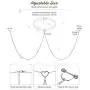 Yaomiao Nipple Ring with Choker Necklaces Stainless Steel Chain Heart Nipple Rings Chain Punk Faux Leather Chokers Barbell Piercing Jewelry for Women