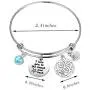 KUIYAI I Love You to The Beach and Back Bracelet Starfish Charm Bracelet Beach Lover Jewelry for Couple KUIYAI I Love You to The Beach and Back Bracelet Starfish Charm Bracelet Beach Lover Jewelry for Couple