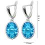 GZJY Women Wedding Jewelry Set Purple Cubic Zirconia Bracelet Earrings Necklace Pendant Bridal Jewelry