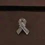 CENWA Parkinsons Awareness Grey Ribbon Enamel Pin Parkinsons Awareness Gift Gray Awareness Parkinsons Survivor Jewelry