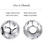 NINGAN 12 Zodiac Sign Birthday Charms - 925 Sterling Silver Charms Fits Womens Charm Bracelet & Necklace - Ideal Birthday Gifts for Girls & Friends