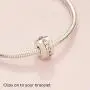 Pandora Jewelry Shining Path Clip Cubic Zirconia Charm in Sterling Silver Pandora Jewelry Shining Path Clip Cubic Zirconia Charm in Sterling Silver