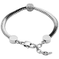 True N Raven Skull Bracelet Steel Skull Cotton Cord Bracelet