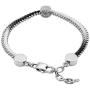 True N Raven Skull Bracelet Steel Skull Cotton Cord Bracelet True N Raven Skull Bracelet Steel Skull Cotton Cord Bracelet