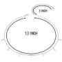 S925 Sterling Silver Stars Choker Short Necklace for Women Jewelry