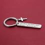 HOLLP Religious Jewelry Jeremiah 29:11 Keychain for I Know The Plans I Have for You Christian Gift Cross Charm