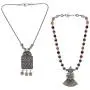 Efulgenz Boho Vintage Antque Ethnic Gypsy Tribal Indian Oxidized Silver Leaf Tassel Statement Choker Collar Necklace Jewelry Efulgenz Boho Vintage Antque Ethnic Gypsy Tribal Indian Oxidized Silver Leaf Tassel Statement Choker Collar Necklace Jewelry