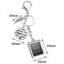 KUIYAI Memorial Keychain I was Always His Angel Now Hes Mine Memorial Picture Frames in Memory of Loved One Sympathy Gift
