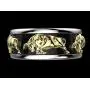 Taurus Bull Ring for Men, Norse Viking Bull Head Ring, Gold Bull Totem Ring, Vintage Bull Tribal Biker Ring, Taurus Constellation Amulet Ring, Punk Animal Jewelry Gift for Men Boys