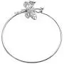 SENFAI New Hollowed-Out Dragonfly Easy Opening Bangle Bracelet Jewelry for Elegant Women (Silver) SENFAI New Hollowed-Out Dragonfly Easy Opening Bangle Bracelet Jewelry for Elegant Women (Silver)