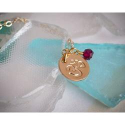 EFYTAL Graduation Gifts, Tiny Gold Filled Ohm Necklace on Enjoy The Journey Card, Dainty Om Pendant - Yoga Necklace, Retirement Gifts