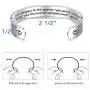LParkin Encouragement Bracelet Warrior Bracelet Fate Whispers to The Warrior You Cannot Withstand The Storm. I Am The Storm