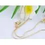 Alilang Clear Crystal Rhinestone Gold Emperor Royal Crown King Queens Pendant Necklace Alilang Clear Crystal Rhinestone Gold Emperor Royal Crown King Queens Pendant Necklace