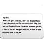 MIXJOY Engraved Wallet Card Inserts, for Men, Husband Gifts, Boyfriend Gifts Wallet Love Note Insert, Love Message