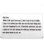 MIXJOY Engraved Wallet Card Inserts, for Men, Husband Gifts, Boyfriend Gifts Wallet Love Note Insert, Love Message MIXJOY Engraved Wallet Card Inserts, for Men, Husband Gifts, Boyfriend Gifts Wallet Love Note Insert, Love Message