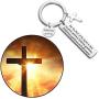 WUSUANED Galatians 5:22-23 Fruit of The Spirit Christian Keychain Bible Verse Jewelry