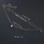 Shanzeh Gold Chain Wave Style and Crystal stones Bracelet for Girls and Women with adjustable size [ATYA 1045]