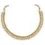 Aheli Bollywood Fashion Faux Stone Wedding Necklace Earrings Indian Fashion Jewelry Set for Women