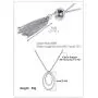 SEVENSTONE 3PCS Long Pendant Necklaces for Women Knot Disk Circle Tassel Statement Sweater Necklace Set SEVENSTONE 3PCS Long Pendant Necklaces for Women Knot Disk Circle Tassel Statement Sweater Necklace Set