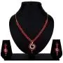 Efulgenz Indian Bollywood Gold Plated Crystal Rhinestone CZ Wedding Bridal Choker Necklace Dangle Earring Jewellery Set