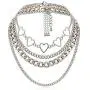 MGGFBLEY Egirl Jewelry Egirl Lock Chain Necklace Statement Lock Key Pendant Necklace Silver Set Eboy Long Multilayer Chains Punk Choker MGGFBLEY Egirl Jewelry Egirl Lock Chain Necklace Statement Lock Key Pendant Necklace Silver Set Eboy Long Multilayer Chains Punk Choker