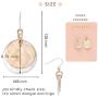 Vintage Double Layered Two Tone Dangle Drop Basic Small Earrings for Women