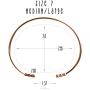 Soul Chic LLC 18K Gold Plated Bracelet/Rose Gold/Stainless Steel Silver | Minimalist Open Cuff Bangle Jewelry | Layering Gold Bracelets for Women | Stackable Rose Gold Bracelet
