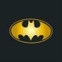 DC Comics Batman Jewelry for Men, Stainless Steel Two Tone Logo Pendant, Necklace