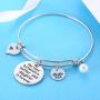 Nimteve Mom Gifts from Daughter Son Mother Bracelet Bangle Jewellery Gifts for Women