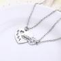Luvalti Best Friends Necklace Set - Personalized Friendship Jewelry Gift - Family and Friends Jewelry