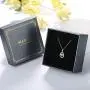 Sllaiss 925 Sterling Silver Infinity Pendant Necklace Blue Heart Swarovski Crystal Sapphire 18K Endless Pendant Necklace for Women Jewelry Gift for Anniversary Sllaiss 925 Sterling Silver Infinity Pendant Necklace Blue Heart Swarovski Crystal Sapphire 18K Endless Pendant Necklace for Women Jewelry Gift for Anniversary