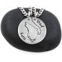 NameCoins Howling Wolf Necklaces for 2, Father and Son, Matching Son and Dad Pendants, Family Jewelry, Hand Cut Coin