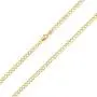 Nuragold 10k Yellow Gold 3.5mm Cuban Chain Curb Link Diamond Cut Pave Two Tone Pendant Necklace, Mens Womens Lobster Lock 16'' 18'' 20'' 22'' 24'' 26'' 28'' 30'' Nuragold 10k Yellow Gold 3.5mm Cuban Chain Curb Link Diamond Cut Pave Two Tone Pendant Necklace, Mens Womens Lobster Lock 16'' 18'' 20'' 22'' 24'' 26'' 28'' 30''