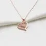 KUIYAI Muslim Islam Allah Pendant Necklace Muslim Jewelry Heart Charm Necklace Religious Gift Eid Gift
