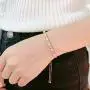 CiNily 18K White Gold/Rose Gold Plated Bracelets-Adjustable Sparkling Cubic Zirconia White Opal Bracelet for Women Girls for Her CiNily 18K White Gold/Rose Gold Plated Bracelets-Adjustable Sparkling Cubic Zirconia White Opal Bracelet for Women Girls for Her