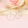 925 Sterling Silver Faith Cross Hoops Dangle Earrings Large Circle Dangling Religious Gift for Women 925 Sterling Silver Faith Cross Hoops Dangle Earrings Large Circle Dangling Religious Gift for Women